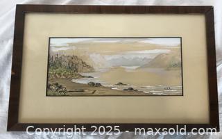 MaxSold Auction: 1935 Mildred Nadine MacMurphy Thompson Painting - Victoria (British Columbia, Canada) SELLER MANAGED Estate Sale Online Auction - Carey Road