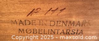 MaxSold Auction: Danish Teak Mobelintarsia Side Table - Victoria (British Columbia, Canada) SELLER MANAGED Estate Sale Online Auction - Carey Road