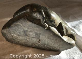 MaxSold Auction: Inuit Soapstone Carving of Seal - Victoria (British Columbia, Canada) SELLER MANAGED Estate Sale Online Auction - Carey Road