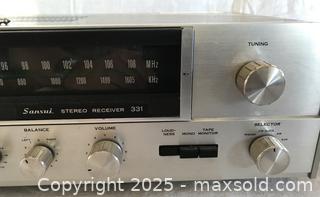 MaxSold Auction: Sansui Model 331 Reciever - Victoria (British Columbia, Canada) SELLER MANAGED Estate Sale Online Auction - Carey Road