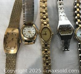 MaxSold Auction: Six Women’s Timepieces  - Victoria (British Columbia, Canada) SELLER MANAGED Estate Sale Online Auction - Carey Road