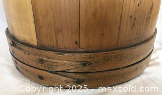 MaxSold Auction: Stunning Original Antique Firkin - Very Old - Victoria (British Columbia, Canada) SELLER MANAGED Estate Sale Online Auction - Carey Road