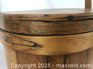 MaxSold Auction: Stunning Original Antique Firkin - Very Old - Victoria (British Columbia, Canada) SELLER MANAGED Estate Sale Online Auction - Carey Road