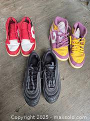 MaxSold Auction: 3 pairs of Nike shoes  - Gananoque (Ontario, Canada) SELLER MANAGED Downsizing Online Auction -  Highway 2 West(STORAGE)                      