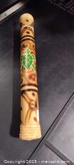 MaxSold Auction: Bamboo Rain Stick with Pyrography Pattern - Gananoque (Ontario, Canada) SELLER MANAGED Downsizing Online Auction -  Highway 2 West(STORAGE)                      