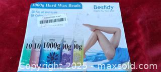 MaxSold Auction: Bestidy Hard Wax Beans Kit for Body Hair Removal - Gananoque (Ontario, Canada) SELLER MANAGED Downsizing Online Auction -  Highway 2 West(STORAGE)                      