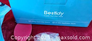 MaxSold Auction: Bestidy Hard Wax Beans Kit for Body Hair Removal - Gananoque (Ontario, Canada) SELLER MANAGED Downsizing Online Auction -  Highway 2 West(STORAGE)                      