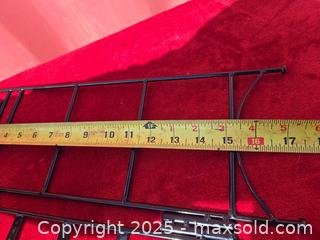 MaxSold Auction: Black Metal Folding Jewelry Stand, 19 in H, ~16 in W - Gananoque (Ontario, Canada) SELLER MANAGED Downsizing Online Auction -  Highway 2 West(STORAGE)                      