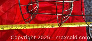 MaxSold Auction: Black Metal Wire Fruit Basket — 10–12 in Diameter - Gananoque (Ontario, Canada) SELLER MANAGED Downsizing Online Auction -  Highway 2 West(STORAGE)                      