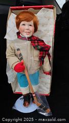 MaxSold Auction: Brian Porcelain Boy Doll, 16 in, Red Hair, Winter Outfit - Gananoque (Ontario, Canada) SELLER MANAGED Downsizing Online Auction -  Highway 2 West(STORAGE)                      