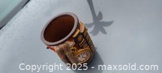 MaxSold Auction: Candle Holder with Felt Bottom, Made in India; container library theme - Gananoque (Ontario, Canada) SELLER MANAGED Downsizing Online Auction -  Highway 2 West(STORAGE)                      