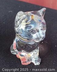 MaxSold Auction: Clear 24% Lead Crystal Cat Figurine Paperweight - Gananoque (Ontario, Canada) SELLER MANAGED Downsizing Online Auction -  Highway 2 West(STORAGE)                      