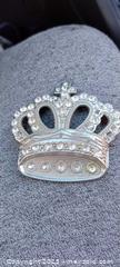 MaxSold Auction: Crown-Shaped Plated Steel Belt Buckle, Silver Finish, 3in - Gananoque (Ontario, Canada) SELLER MANAGED Downsizing Online Auction -  Highway 2 West(STORAGE)                      