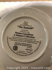 MaxSold Auction: Decorative Collector Plate - Wolves in Snowy Mountain Scene - Gananoque (Ontario, Canada) SELLER MANAGED Downsizing Online Auction -  Highway 2 West(STORAGE)                      