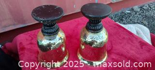 MaxSold Auction: Decorative Mercury Glass Urn Candle Holder with Metal Base - Gananoque (Ontario, Canada) SELLER MANAGED Downsizing Online Auction -  Highway 2 West(STORAGE)                      