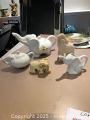 MaxSold Auction: Elephant-Themed Ceramic Serveware & Figurines, 5 Pieces, White/Ivory - Gananoque (Ontario, Canada) SELLER MANAGED Downsizing Online Auction -  Highway 2 West(STORAGE)                      