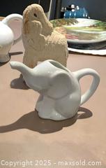 MaxSold Auction: Elephant-Themed Ceramic Serveware & Figurines, 5 Pieces, White/Ivory - Gananoque (Ontario, Canada) SELLER MANAGED Downsizing Online Auction -  Highway 2 West(STORAGE)                      
