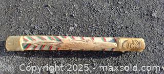 MaxSold Auction: Hand-Carved Wooden Pole / Totem Fragment, 41–42 in - Gananoque (Ontario, Canada) SELLER MANAGED Downsizing Online Auction -  Highway 2 West(STORAGE)                      