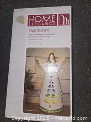 MaxSold Auction: Illuminated Ceramic Angel  - Gananoque (Ontario, Canada) SELLER MANAGED Downsizing Online Auction -  Highway 2 West(STORAGE)                      