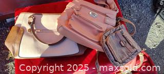 MaxSold Auction: Lot of 3 Small to Medium Crossbody/Shoulder Handbags - Gananoque (Ontario, Canada) SELLER MANAGED Downsizing Online Auction -  Highway 2 West(STORAGE)                      