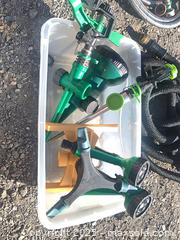 MaxSold Auction: Lot of 6 Mixed Garden Sprinklers & Spray Nozzles - Gananoque (Ontario, Canada) SELLER MANAGED Downsizing Online Auction -  Highway 2 West(STORAGE)                      