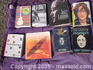 MaxSold Auction: Lot of 8 Music Books: Beatles/John Lennon Biographies & Reference - Gananoque (Ontario, Canada) SELLER MANAGED Downsizing Online Auction -  Highway 2 West(STORAGE)                      