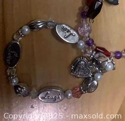 MaxSold Auction: Mixed Costume Jewelry Lot: Bracelets, Earrings, Lapel Pin - Gananoque (Ontario, Canada) SELLER MANAGED Downsizing Online Auction -  Highway 2 West(STORAGE)                      