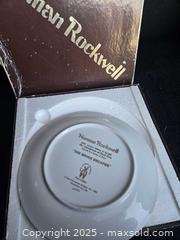 MaxSold Auction: Norman Rockwell "The Snake Escapes" and "Listening"  collectors Plate - Gananoque (Ontario, Canada) SELLER MANAGED Downsizing Online Auction -  Highway 2 West(STORAGE)                      