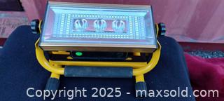 MaxSold Auction: Portable Yellow LED Work/Utility Light  - Gananoque (Ontario, Canada) SELLER MANAGED Downsizing Online Auction -  Highway 2 West(STORAGE)                      