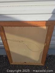 MaxSold Auction: Rectangular Wall Mirror, Dark Wood Frame, 29 x 22 in - Gananoque (Ontario, Canada) SELLER MANAGED Downsizing Online Auction -  Highway 2 West(STORAGE)                      