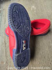 MaxSold Auction: Red footwear - Gananoque (Ontario, Canada) SELLER MANAGED Downsizing Online Auction -  Highway 2 West(STORAGE)                      