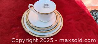 MaxSold Auction: Royal Doulton Forsyth Bone China Tea Cup, Saucer & Plate Set - Gananoque (Ontario, Canada) SELLER MANAGED Downsizing Online Auction -  Highway 2 West(STORAGE)                      