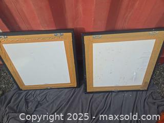 MaxSold Auction: Set of 2 Framed Coastal Landscape Photo Prints, Wood Frames - Gananoque (Ontario, Canada) SELLER MANAGED Downsizing Online Auction -  Highway 2 West(STORAGE)                      