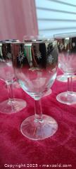 MaxSold Auction: Set of 8 Stemmed Cordial/Small Wine Glasses with Gilt Rim - Gananoque (Ontario, Canada) SELLER MANAGED Downsizing Online Auction -  Highway 2 West(STORAGE)                      
