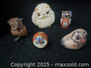 MaxSold Auction: Set of Decorative Owls - Gananoque (Ontario, Canada) SELLER MANAGED Downsizing Online Auction -  Highway 2 West(STORAGE)                      