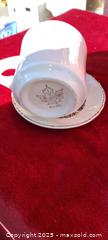 MaxSold Auction: Souvenir Commemorative Mug with Small Saucer (2-Piece Lot) non matching set - Gananoque (Ontario, Canada) SELLER MANAGED Downsizing Online Auction -  Highway 2 West(STORAGE)                      