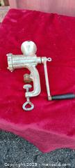 MaxSold Auction: SPONG No. 5 Manual Clamp-On Meat Grinder - Gananoque (Ontario, Canada) SELLER MANAGED Downsizing Online Auction -  Highway 2 West(STORAGE)                      