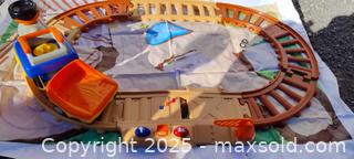 MaxSold Auction: Toy Train Playset with Track and Cargo Car - Gananoque (Ontario, Canada) SELLER MANAGED Downsizing Online Auction -  Highway 2 West(STORAGE)                      