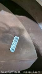 MaxSold Auction: Triangular Corner Side Table with Lower Shelf, Dark Wood - Gananoque (Ontario, Canada) SELLER MANAGED Downsizing Online Auction -  Highway 2 West(STORAGE)                      