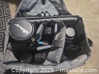 MaxSold Auction: Vintage 35mm SLR Accessory Lot: Lenses, Bag, Cases, Filter - Gananoque (Ontario, Canada) SELLER MANAGED Downsizing Online Auction -  Highway 2 West(STORAGE)                      