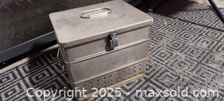 MaxSold Auction: Vintage Stainless Steel Disinfecting Box — Surgical Supplies (CAN) LTD - Gananoque (Ontario, Canada) SELLER MANAGED Downsizing Online Auction -  Highway 2 West(STORAGE)                      
