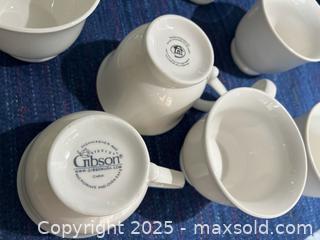 MaxSold Auction: 8 white teacups  - London (Ontario, Canada) SELLER MANAGED Downsizing Online Auction -  Charlotte Street