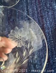 MaxSold Auction: Antique WJ Hughes etched cornflower juice glasses - London (Ontario, Canada) SELLER MANAGED Downsizing Online Auction -  Charlotte Street