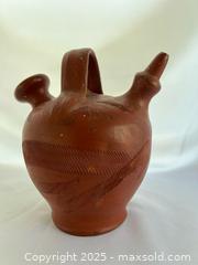 MaxSold Auction: Double-Spouted Terracotta Clay Folk Art Vessel - London (Ontario, Canada) SELLER MANAGED Downsizing Online Auction -  Charlotte Street