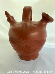 MaxSold Auction: Double-Spouted Terracotta Clay Folk Art Vessel - London (Ontario, Canada) SELLER MANAGED Downsizing Online Auction -  Charlotte Street