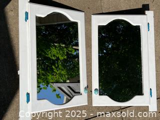 MaxSold Auction: Pair of Retro Framed Glass Mirrors - London (Ontario, Canada) SELLER MANAGED Downsizing Online Auction -  Charlotte Street