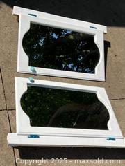 MaxSold Auction: Pair of Retro Framed Glass Mirrors - London (Ontario, Canada) SELLER MANAGED Downsizing Online Auction -  Charlotte Street