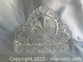 MaxSold Auction: Pressed glass napkin holder - London (Ontario, Canada) SELLER MANAGED Downsizing Online Auction -  Charlotte Street