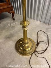 MaxSold Auction: Floor Lamp with Glass Table  - Toronto (Ontario, Canada) SELLER MANAGED Downsizing Online Auction -  Wicksteed Avenue (STORAGE)                