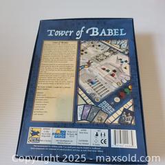 MaxSold Auction: Tower of Babel Board Game by Rio Grande Games (2005 Edition)&#34;  - Kingston (Ontario, Canada) SELLER MANAGED Estate Sale Online Auction - Sunnyside Road (STORAGE)